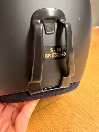 Casco sci nero Gipron taglia S 56