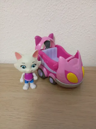 Milady 44 Gatos Coche Rosa