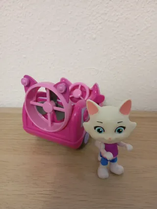 Milady 44 Gatos Coche Rosa