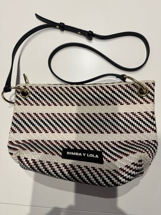 Bolso Bimba y Lola tejido multicolor