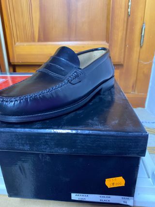 Mocasines Barhuver Negro Talla 46