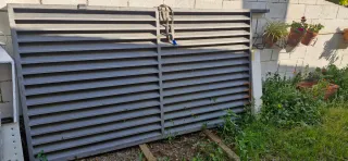 Puerta de hierro corredera