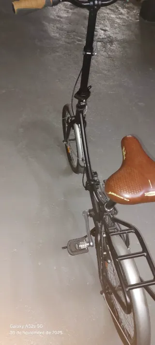 Bicicleta de paseo plegable