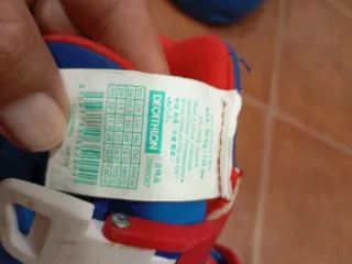 Patines en línea infantiles azules talla 28 a 30