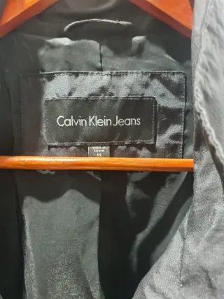 Gabardina Calvin Klein Jeans Negra