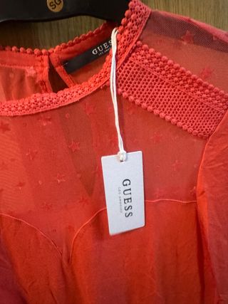 Camiseta Guess Roja Talla L