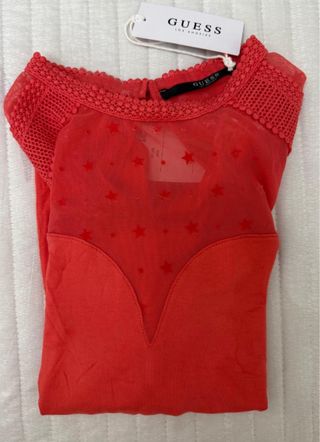 Camiseta Guess Roja Talla L