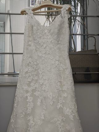 Vestido de Novia Encaje Manga Larga sirena