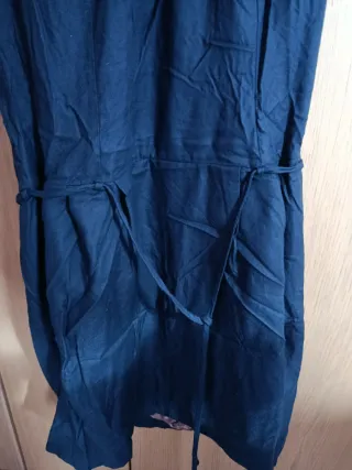 Vestido Josep Font azul bordado