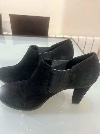 Botines Geox Mujer Tacón Negro Talla 39