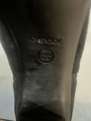 Botines Geox Mujer Tacón Negro Talla 39