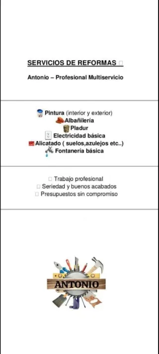 Reformas y reparaciones del hogar