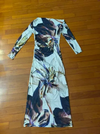 Vestito lungo fantasia floreale