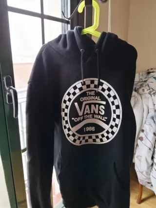 Sudadera Vans Negra con Capucha Talla Xl