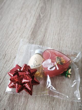 Pacchetto Candela Cuore e Olio Calendula