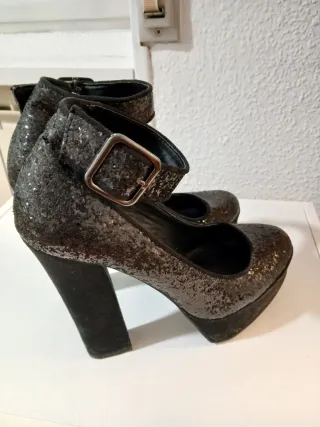 Zapatos de fiesta tacón plataforma