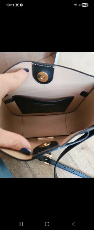 Bolso bandolera piel Michael Kors negro