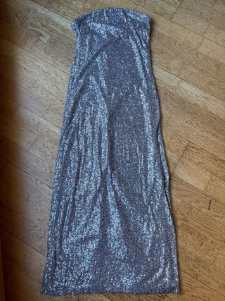 Vestido palabra de honor talla S