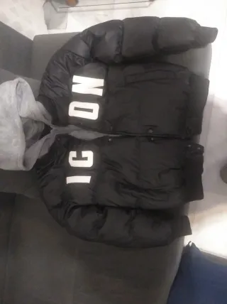 Icon Chaquetón Negro Talla S