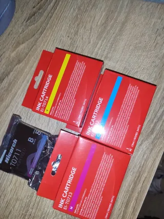 Tintas Impresora Epson T0711, T0713, T0714