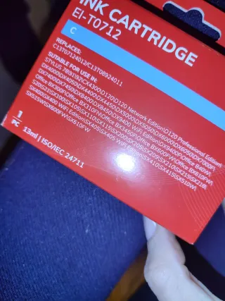 Tintas Impresora Epson T0711, T0713, T0714