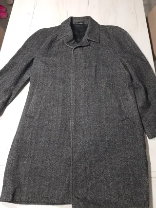 Abrigo de lana gris Emilio Tucci