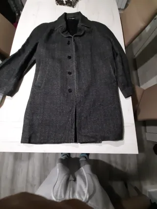 Abrigo de lana gris Emilio Tucci