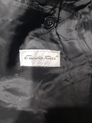 Abrigo de lana gris Emilio Tucci