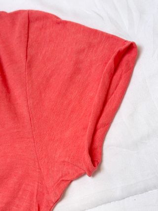 Camiseta Hollister Rosa coral Talla S
