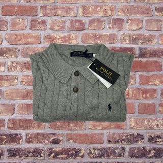 Polo Ralph Lauren Maglia Treccia Grigia