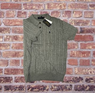 Polo Ralph Lauren Maglia Treccia Grigia