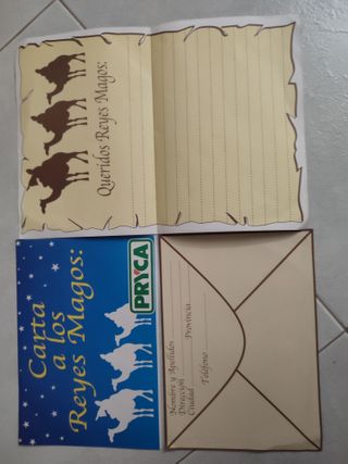 6 Cartas Reyes Magos Pryca