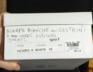 Sneakers Donna Memory Form Bianco Oro