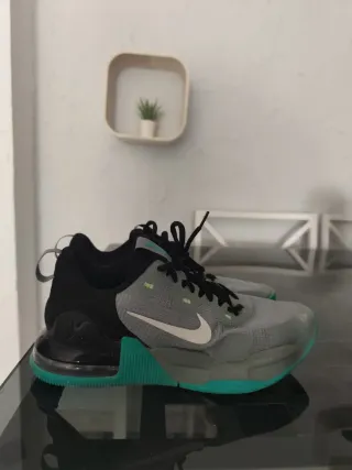 Zapatillas Nike grises y turquesa