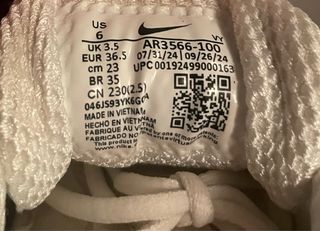 Zapatillas Nike Shox TI Mujer Blanco/Plata