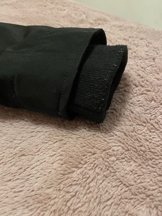 Abrigo Hollister Negro Mujer Borrego