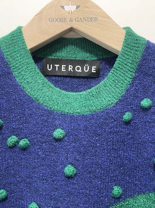 Jersey bicolor bolitas Uterqüe Talla M