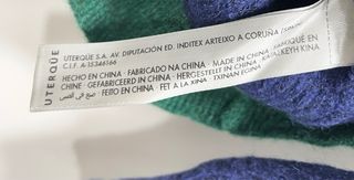 Jersey bicolor bolitas Uterqüe Talla M