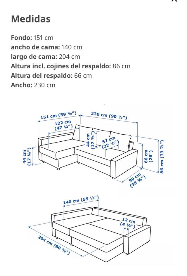Divano letto chaise longue grigio