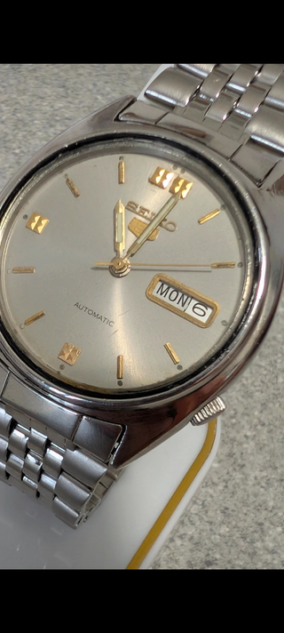 Orologio Seiko Automatico Uomo Argento Oro