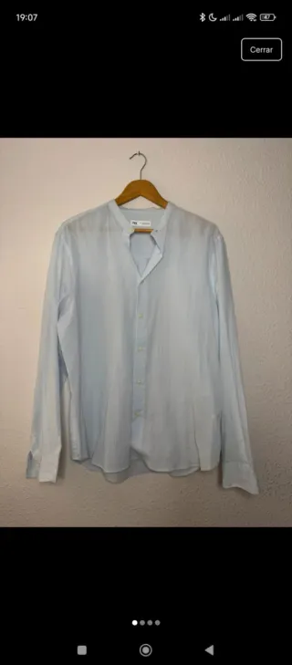Camisa Zara azul