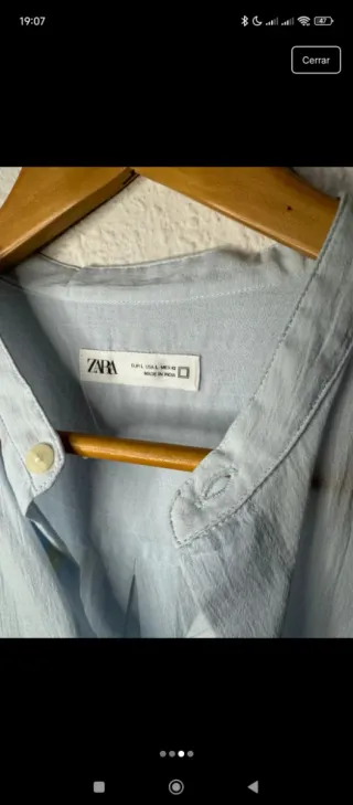 Camisa Zara azul