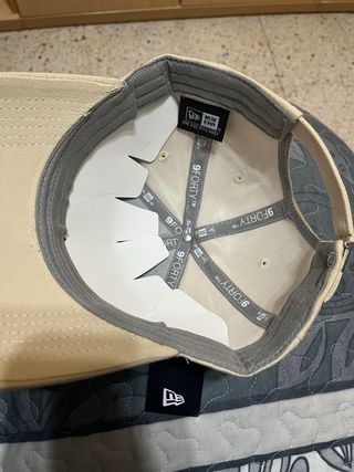 Gorra New Era NY Beige