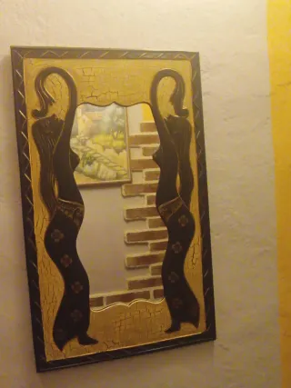 Specchio etnico decorativo