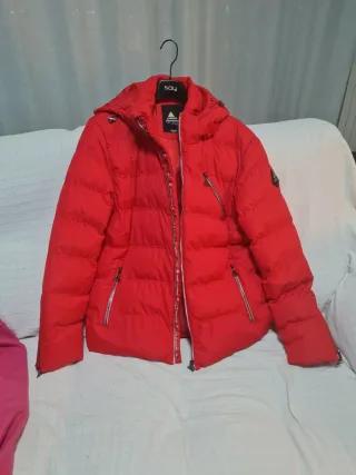Chaqueta plumífero  rojo hombre Peak Mountain