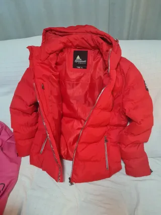 Chaqueta plumífero  rojo hombre Peak Mountain