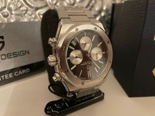 Reloj Pagani Design Cronógrafo Negro/Plata