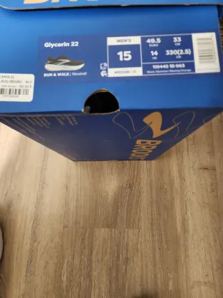 Zapatillas Brooks Glycerin 22 Talla 49 NUEVAS