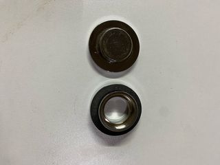 4 Soportes Metal Cromado para Vidrio