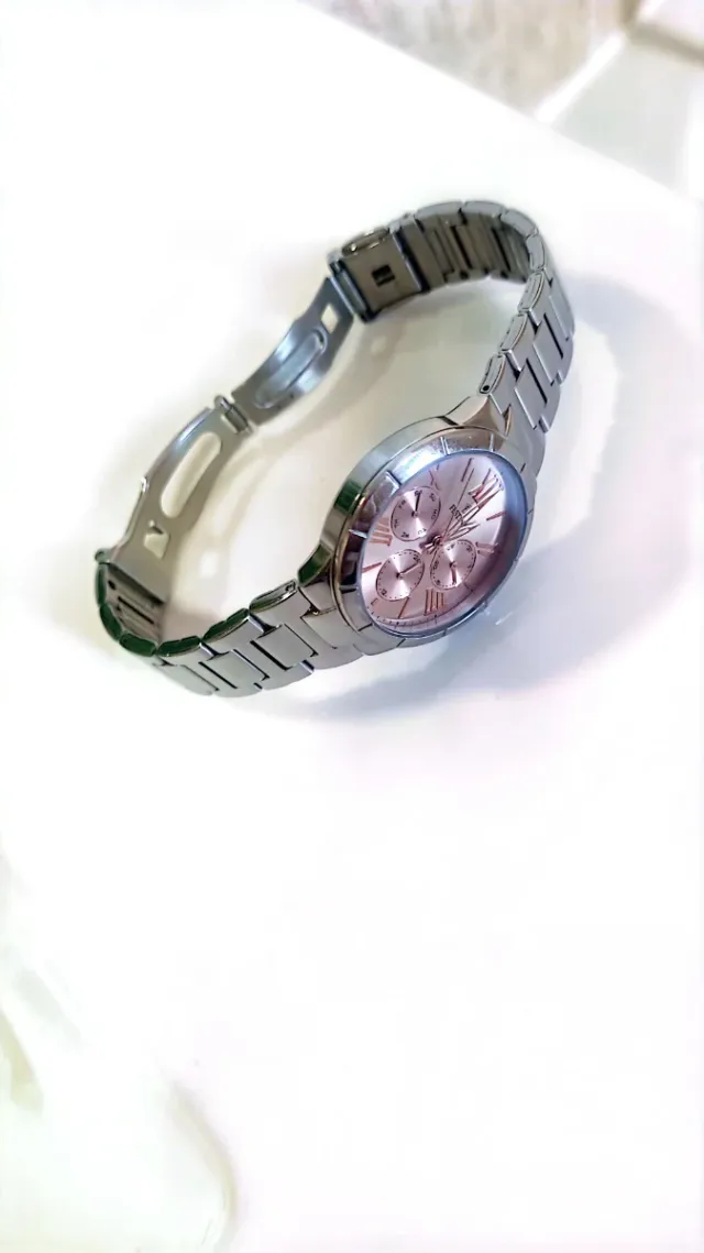 !! NEGOCIABLE !!Reloj Festina Mujer Rosa y Platead